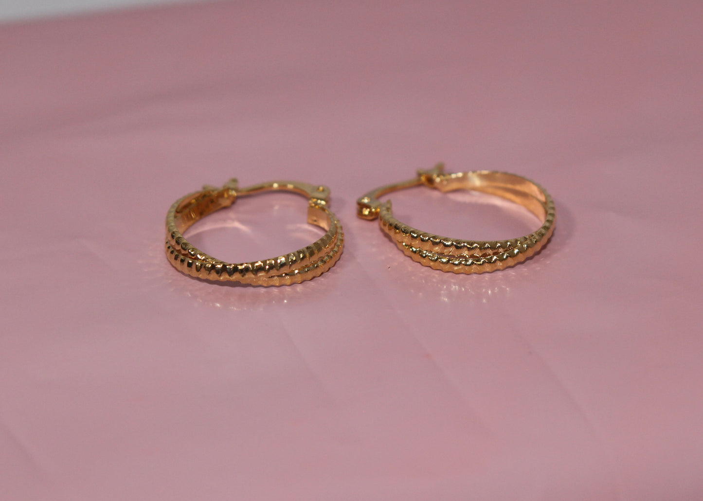 'Dana' Double Layer Hoops