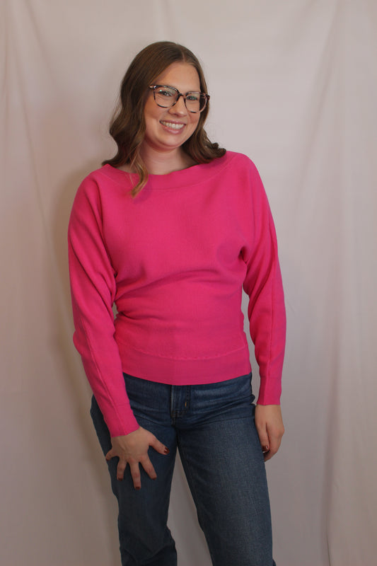 'Caroline' Ribbed Knit Top