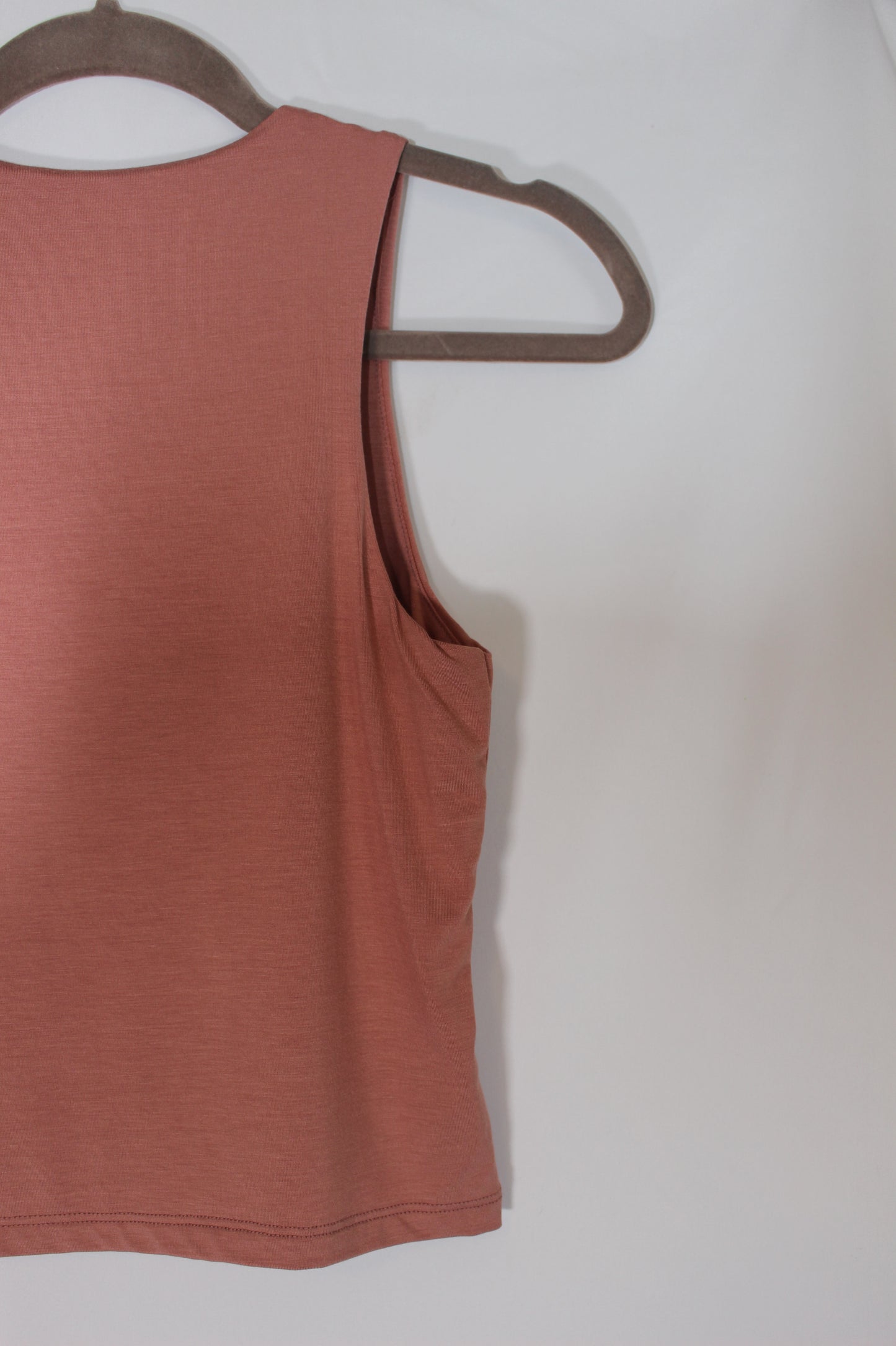 'Lena' Double Lined Tank in Blush