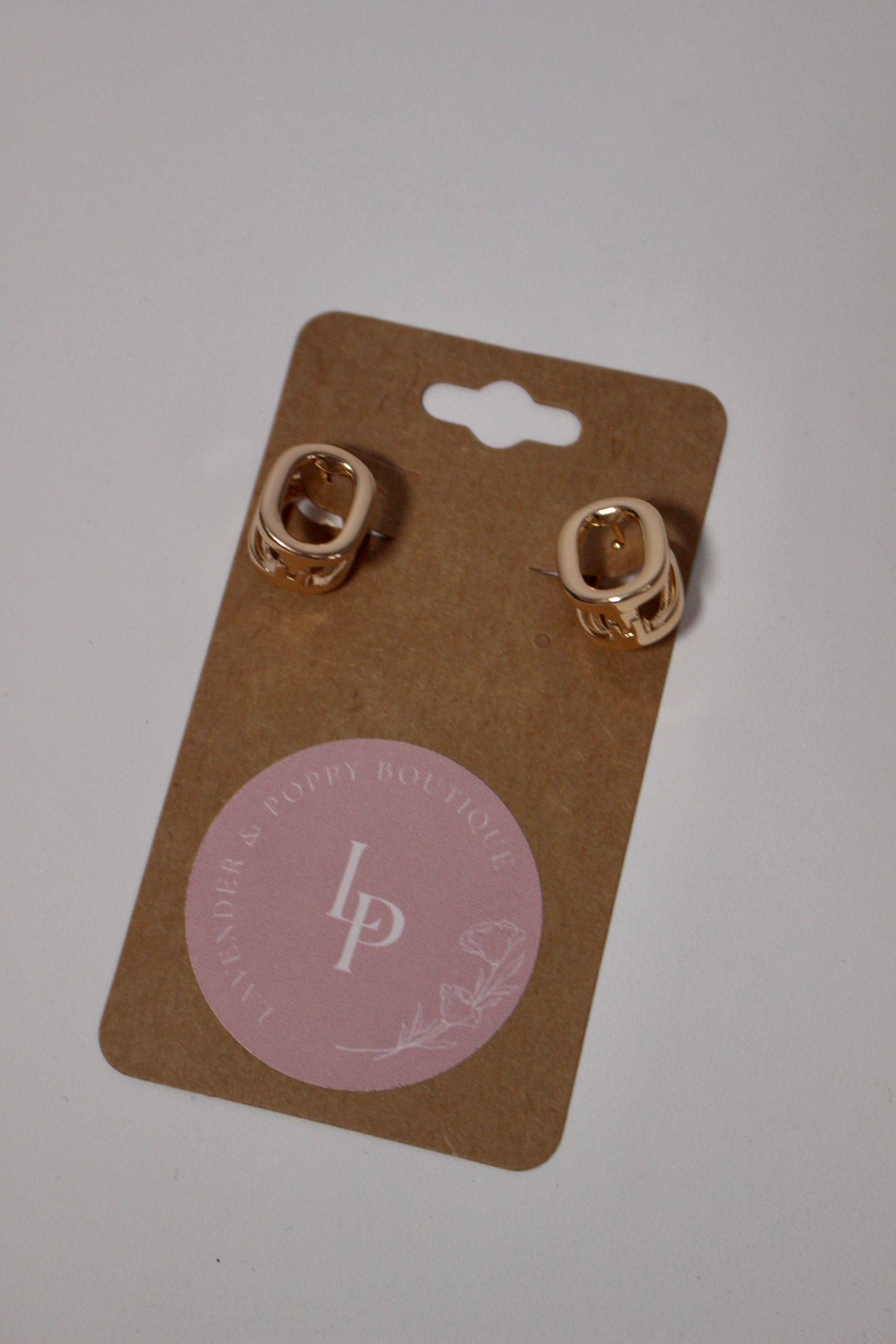 'Iris' Open Huggie Earring