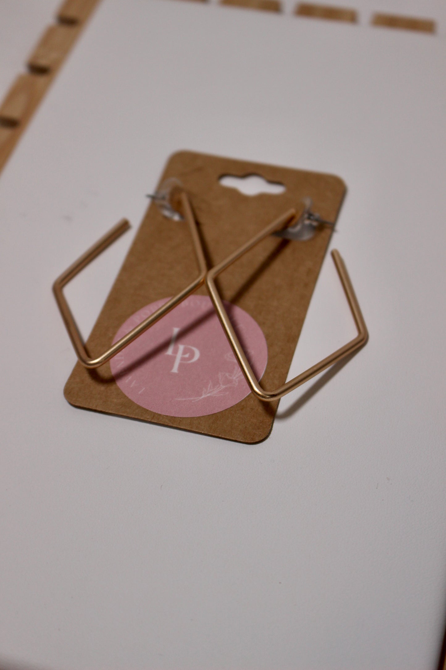 'Avery' Diamond Shaped Hoops
