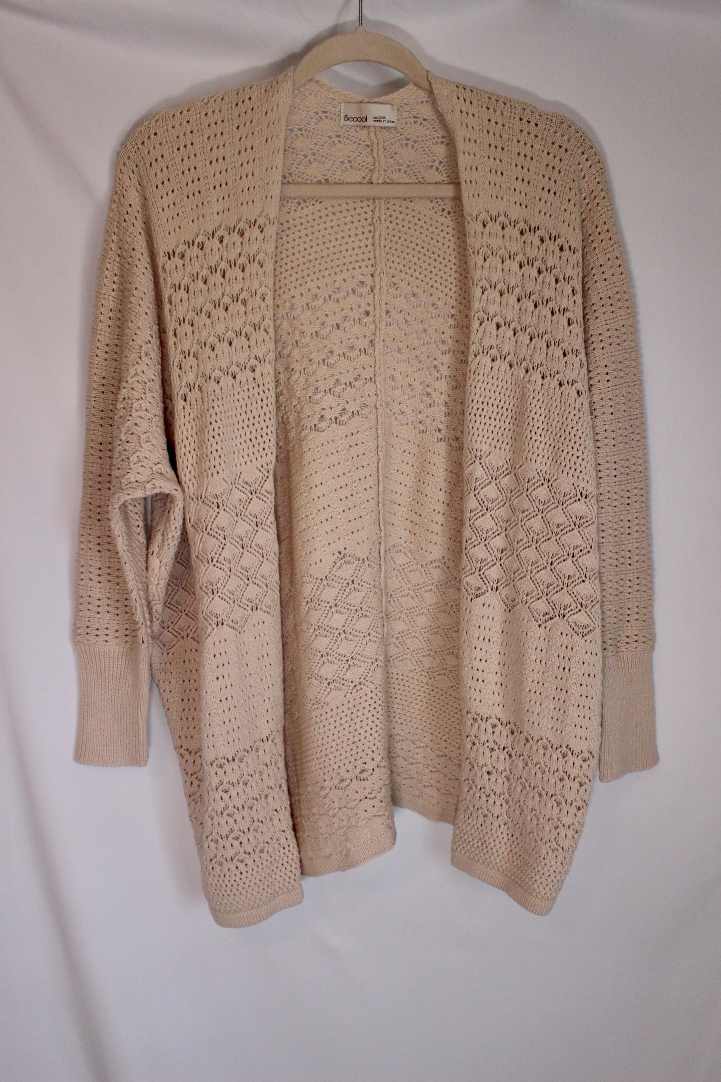 'Alisha' Crochet Knit Cardigan