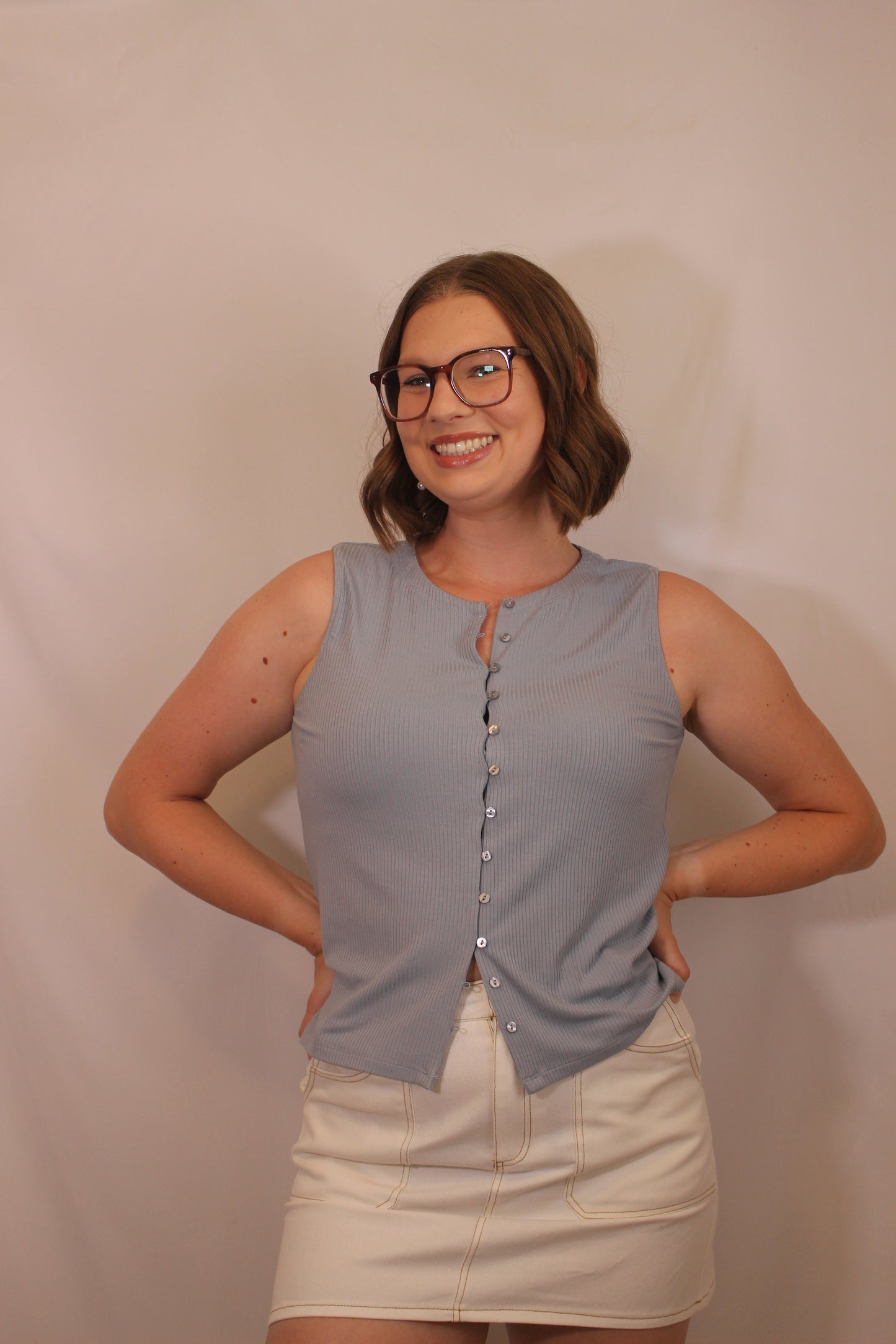 'Harper' Denim Mini Skirt
