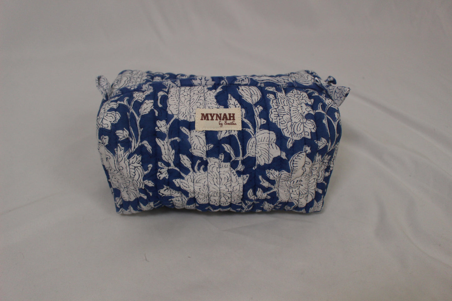 Blue & White Floral Cosmetic Bags