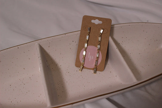 'Aria' Rhinestone Dangle Earrings
