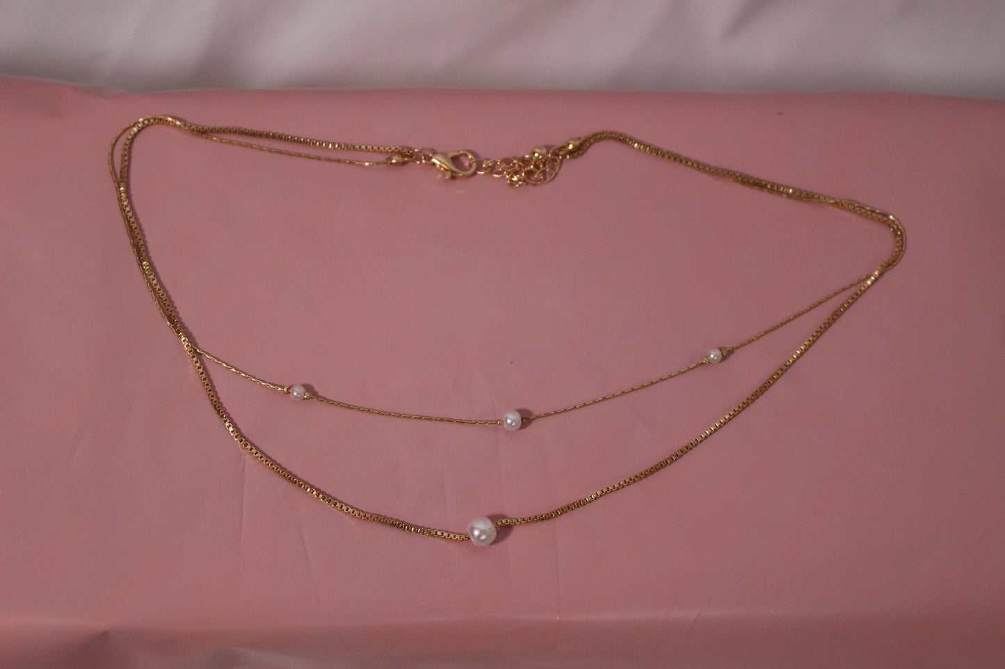 'Bella' Layered Pearl Necklace