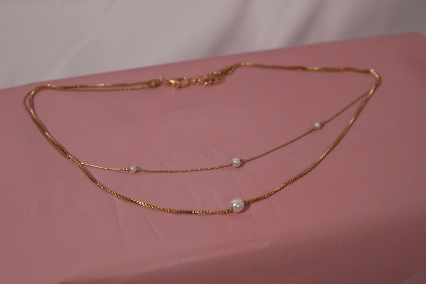 'Bella' Layered Pearl Necklace