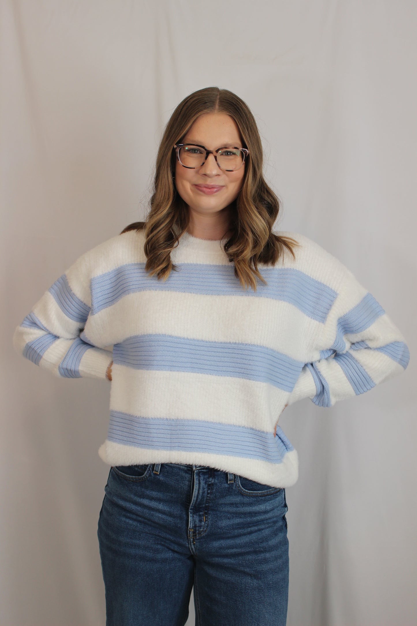 'Penelope' Stripe Sweater