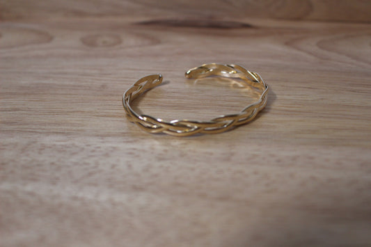 'Willow' Braided Cuff Bracelet