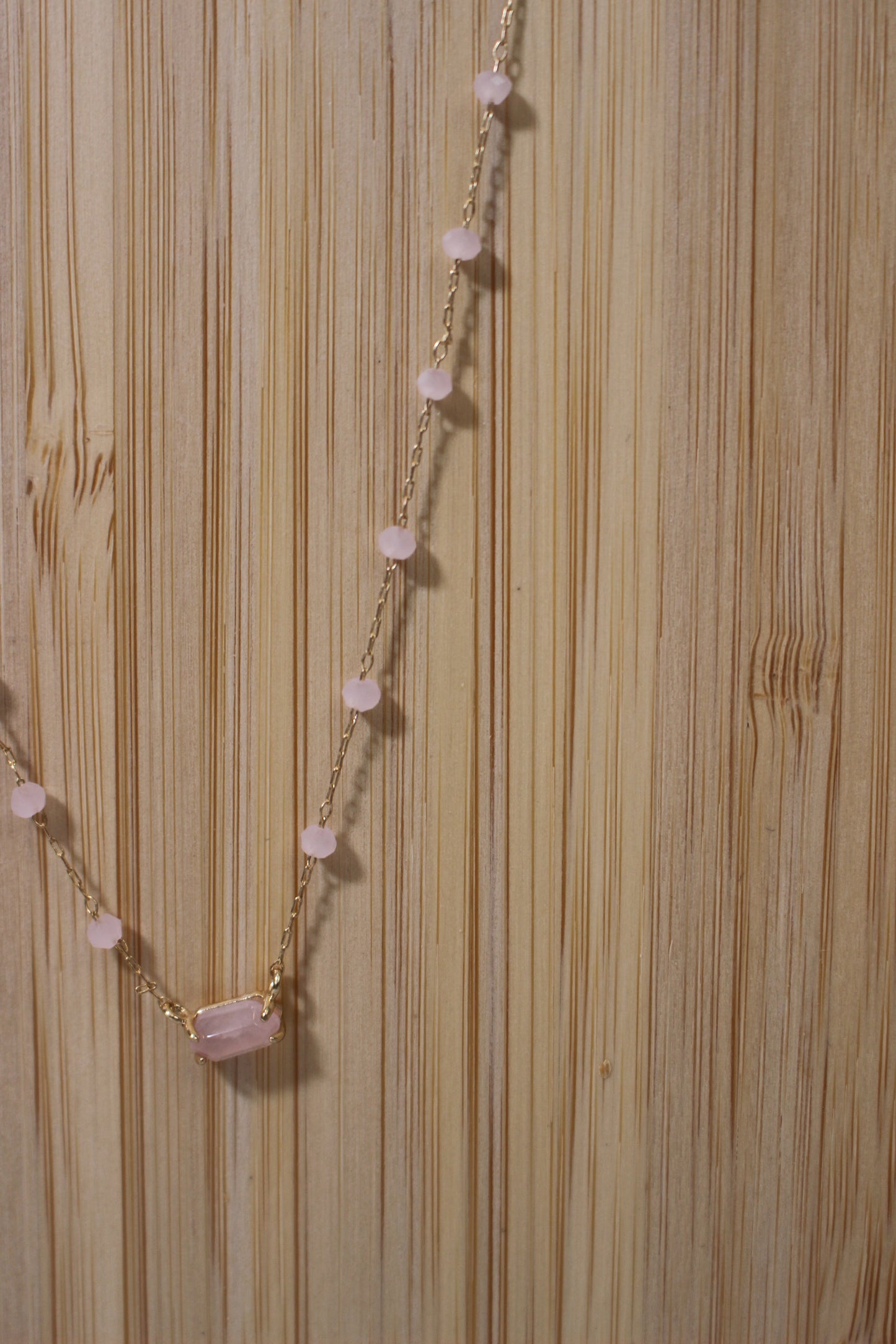 'Layla' Faceted Beaded Chain Necklace