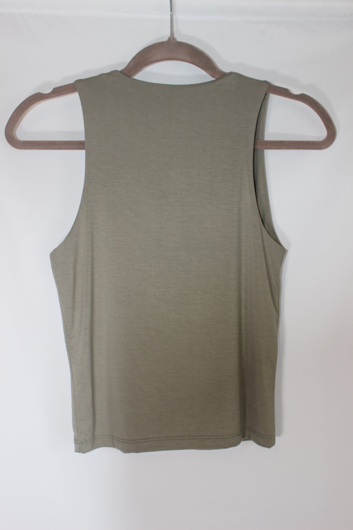 'Lena' Double Lined Tank in Olive