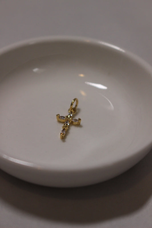Bedazzled Cross Charm