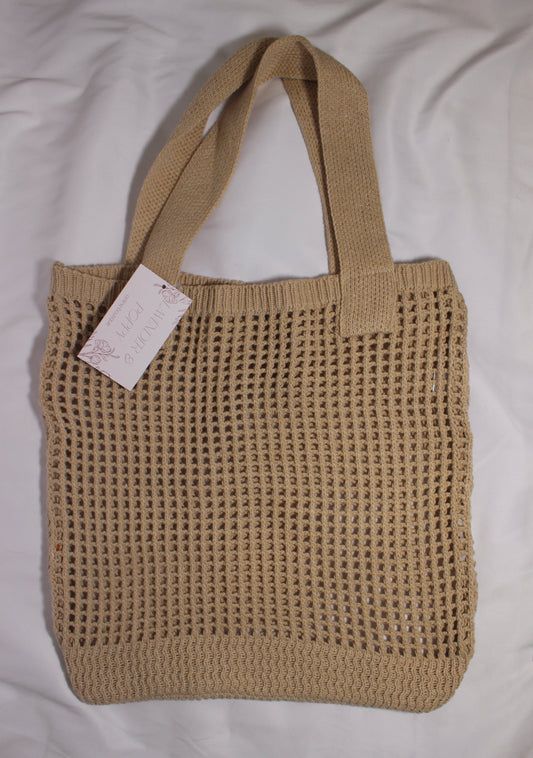 'Sunset' Crochet Tote Bag