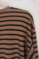 'Halle' Half Button Stripe Lounge Top