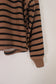 'Halle' Half Button Stripe Lounge Top