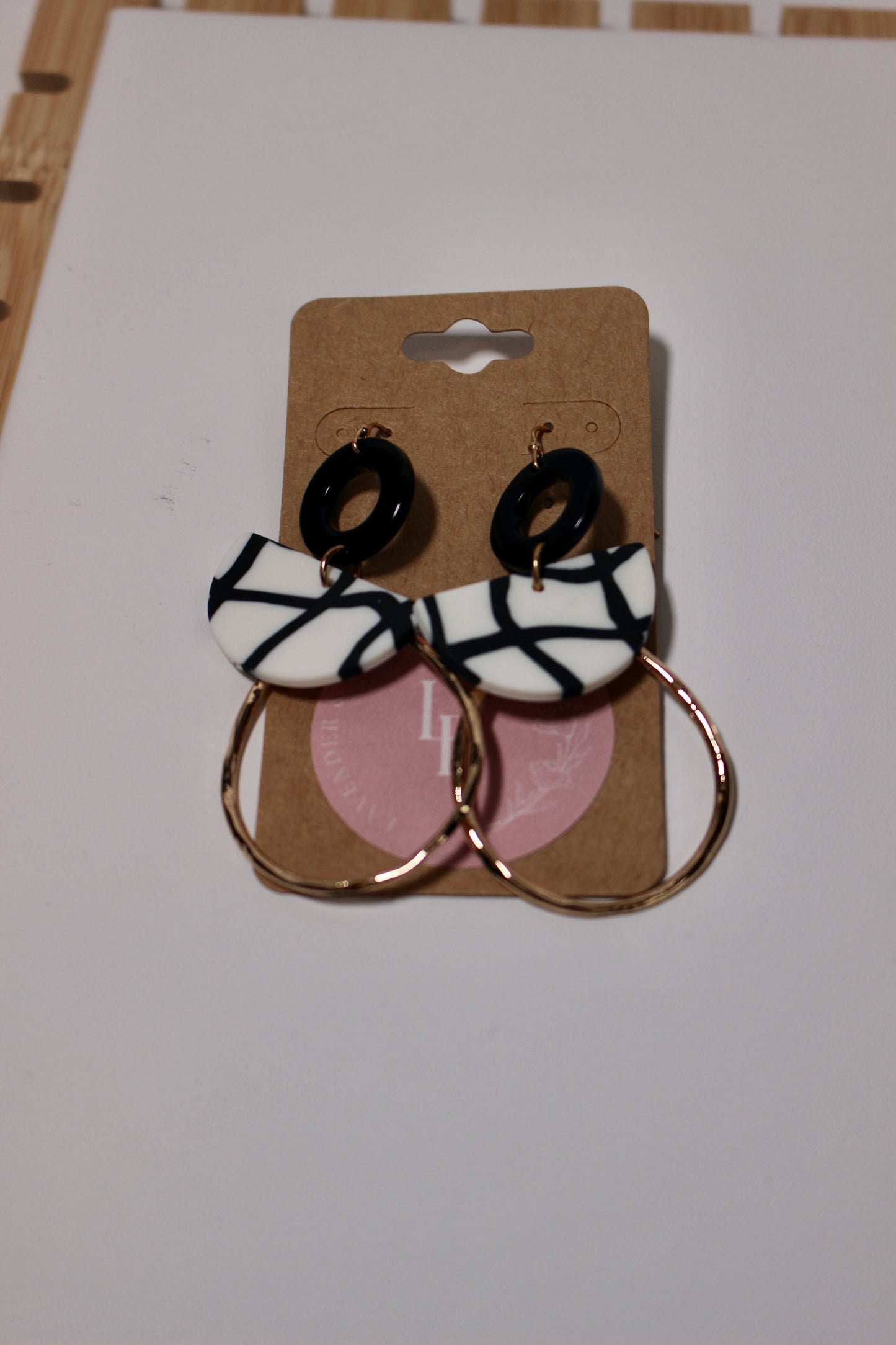 'Kate' Clay Dangle Earrings