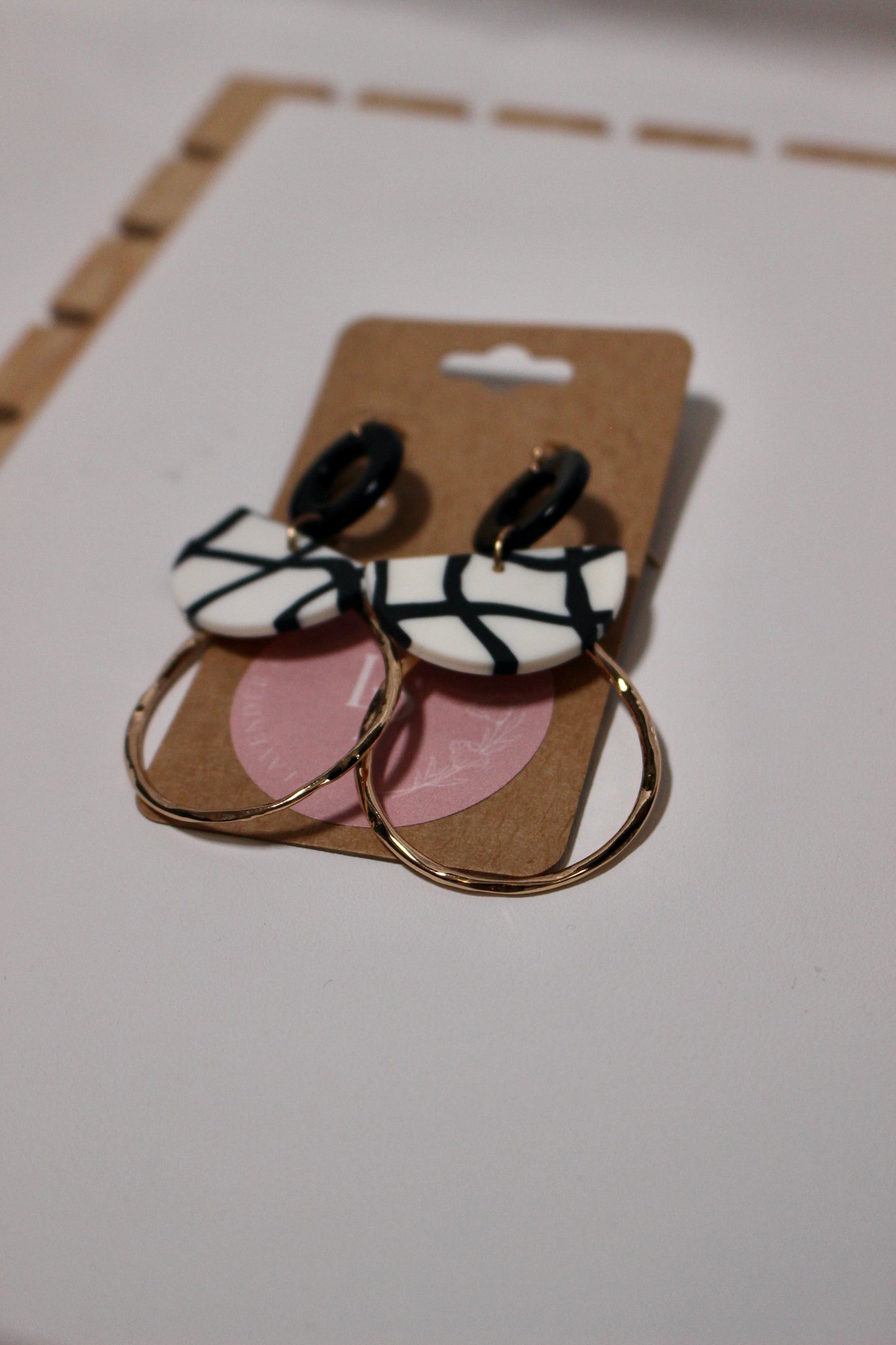 'Kate' Clay Dangle Earrings