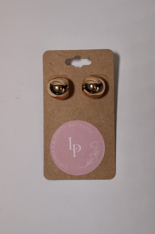 'Catherine' Half Hoop Studs