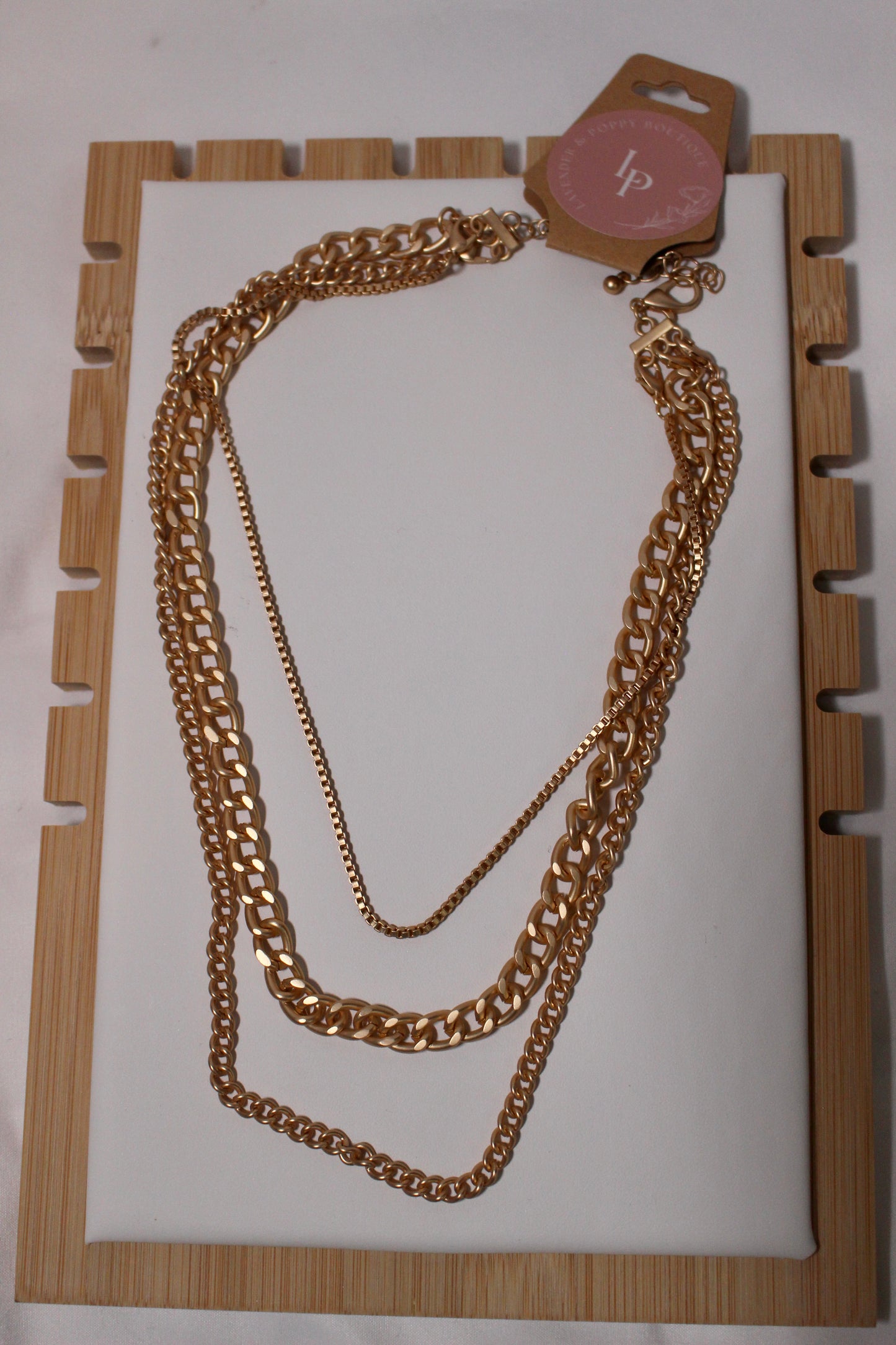 'Tess' Layered Chain Necklace