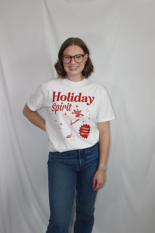Holiday Spirit Graphic T-shirt