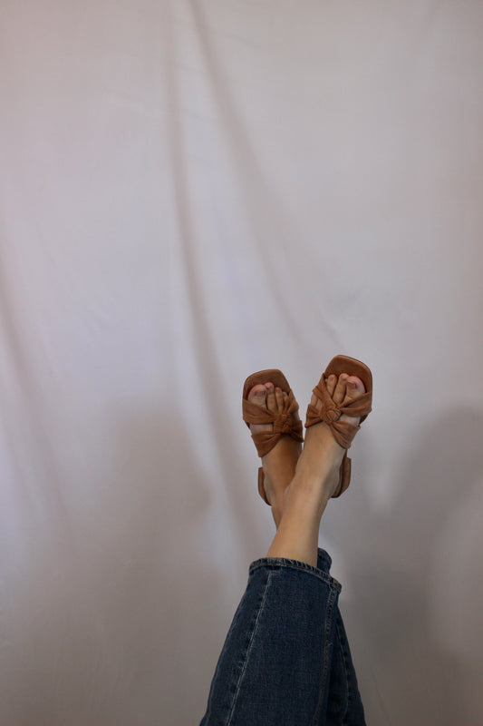 'Wren' Knotted Sandals