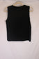'Quinn' Ribbed Button Up Tank in Black