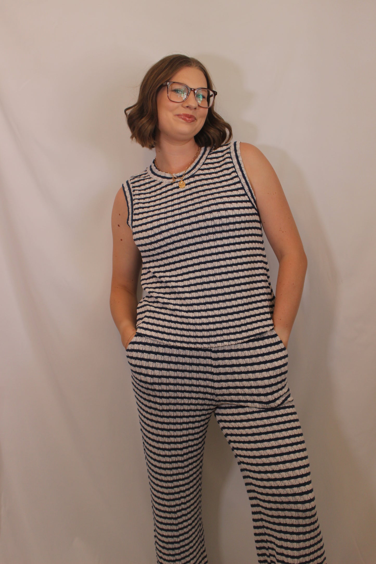 'Josie' Stripe Lounge Pants