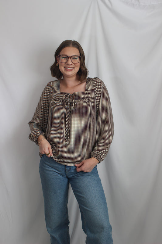 'Magnolia' Square Neck Top