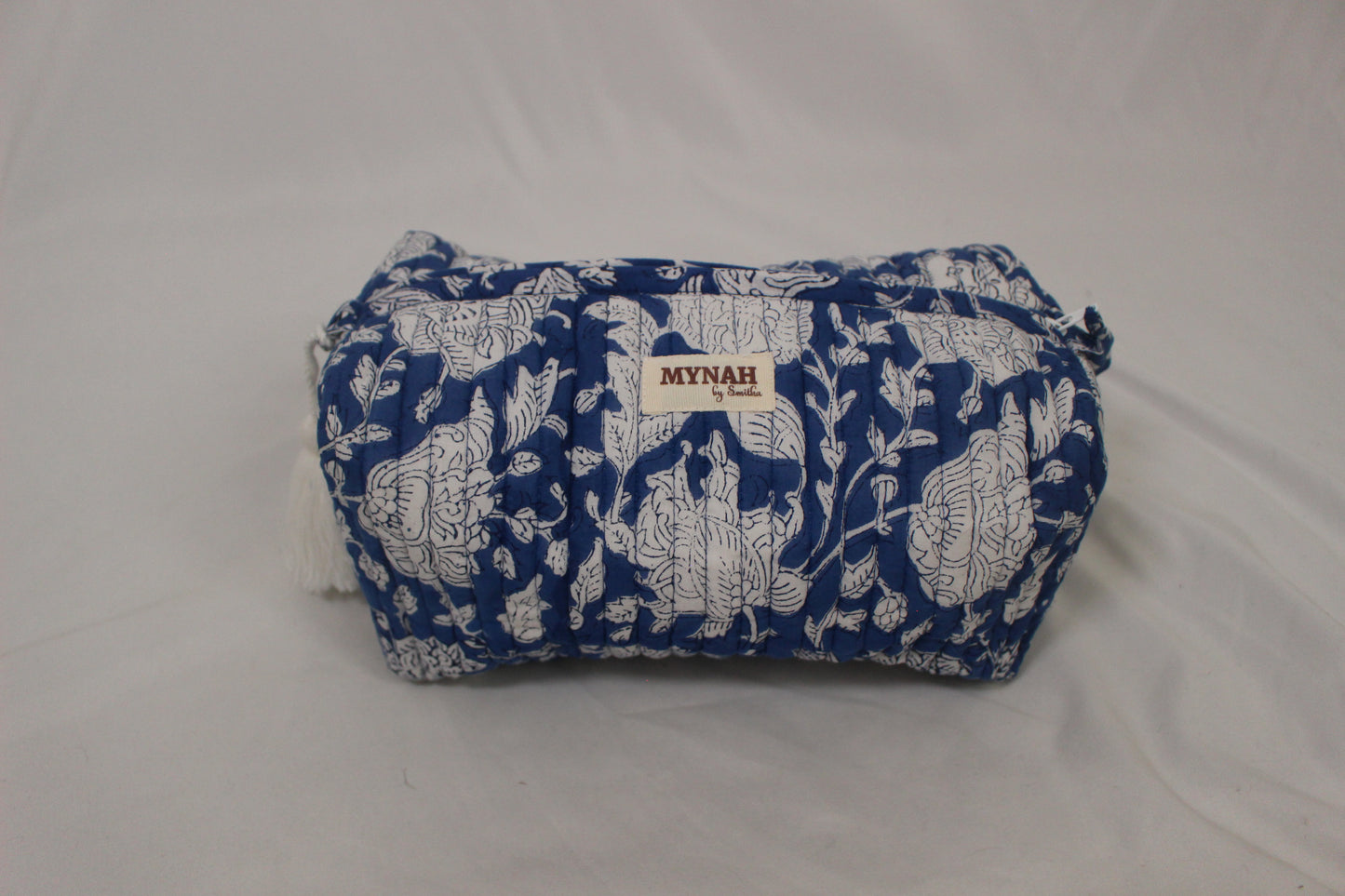 Blue & White Floral Cosmetic Bags