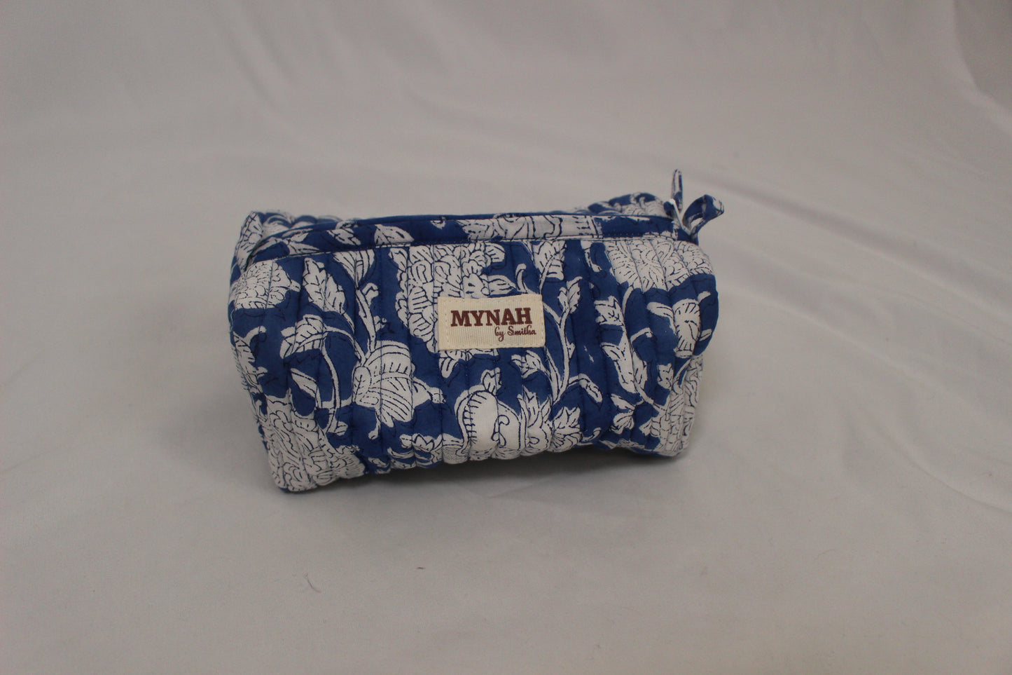Blue & White Floral Cosmetic Bags