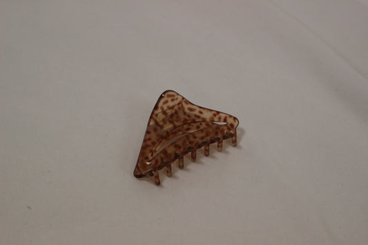 Spotted Mini Triangle Claw Clip