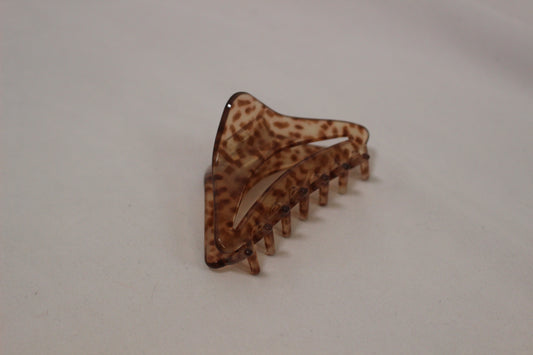 Spotted Mini Triangle Claw Clip