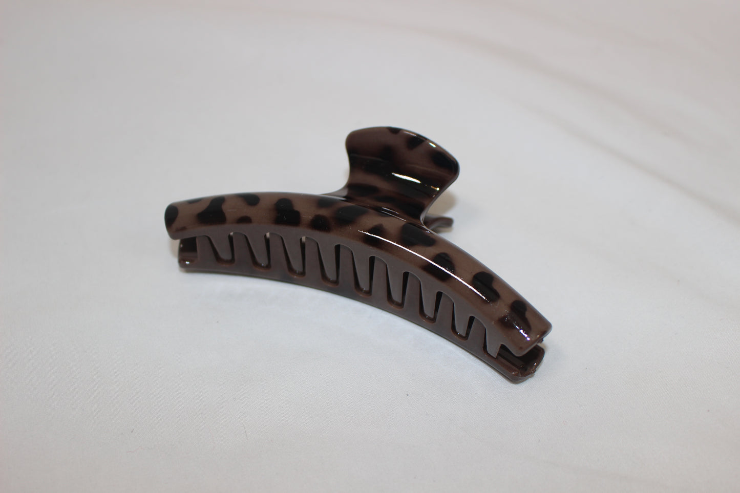 Leopard Skinny Claw Clip