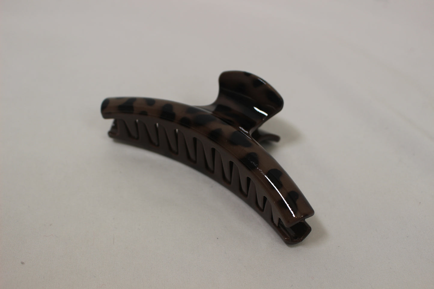 Leopard Skinny Claw Clip