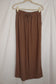 'Carmel' Linen Wide Leg Pant in Brown