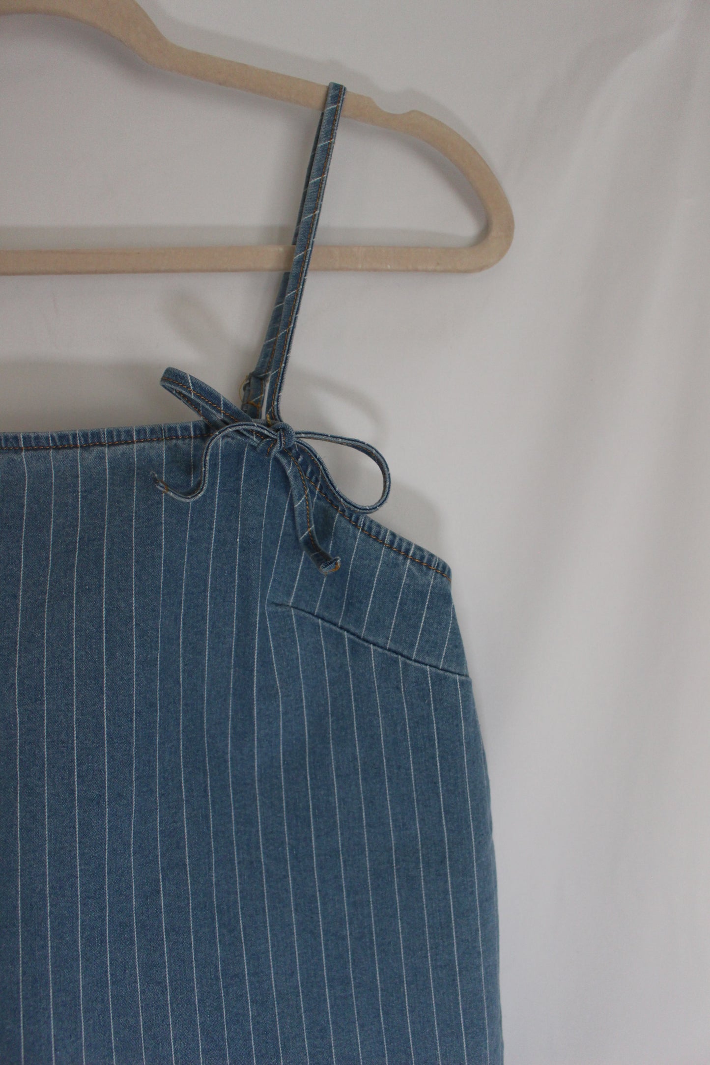'Scottie' Stripe Denim Tank