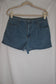 'Scottie' Stripe Denim Shorts