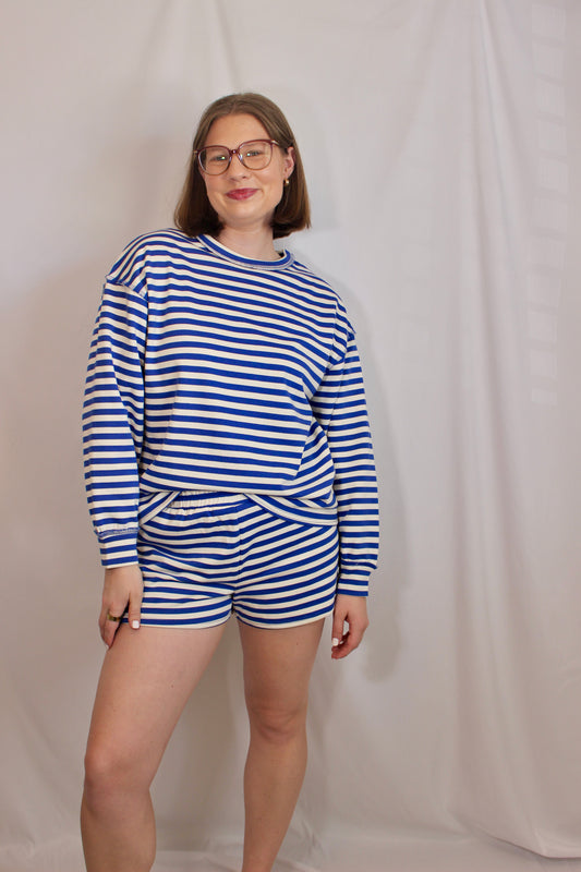 'Charlie' Stripe Lounge Top